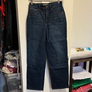 Madewell Dark Blue Perfect Vintage Wide Leg Jeans
